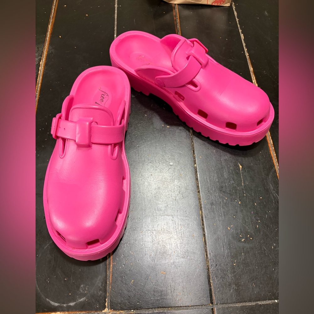 Free People Vibrant Pink Women's  Sandals